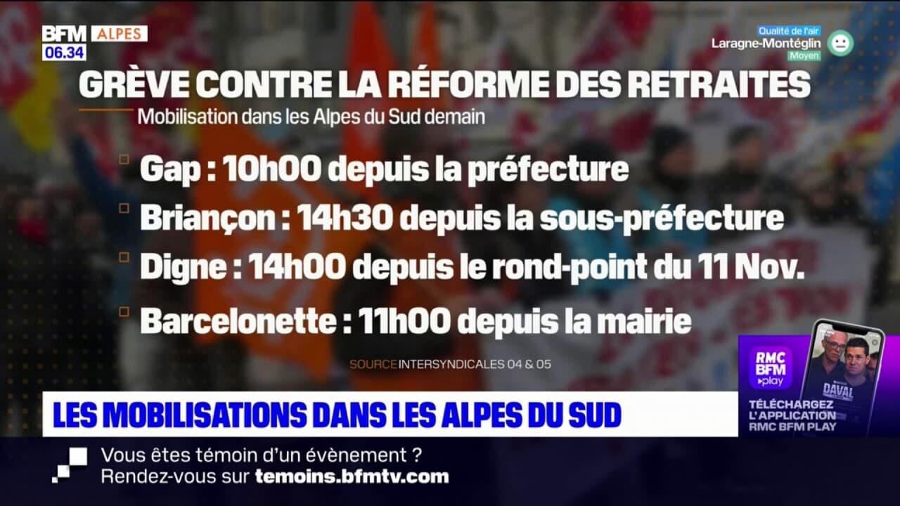 Réforme Des Retraites: De Nombreuses Mobilisations Prévues Dans Les ...