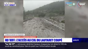 Inondations dans les Hautes-Alpes: l'accès au col du Lautaret entièrement coupé