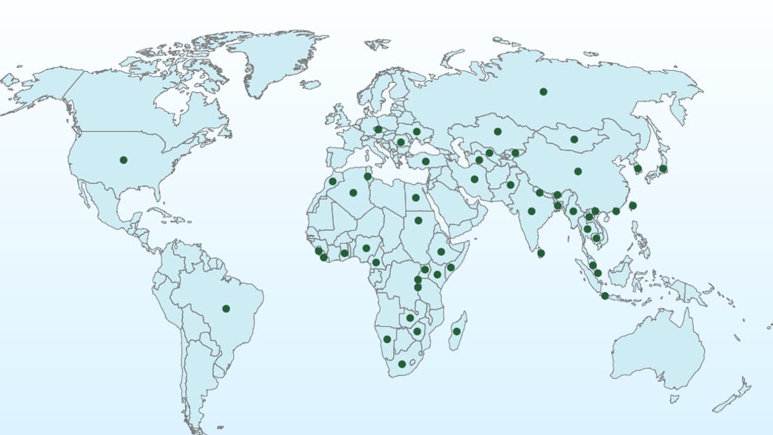 Les pays d'origine des auteurs d'arnaque en ligne. Beaucoup opèrent ensuite en Asie ou en Afrique.