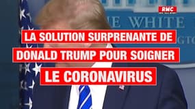 Quand Donald Trump suggère "une injection de désinfectant" pour lutter contre le coronavirus