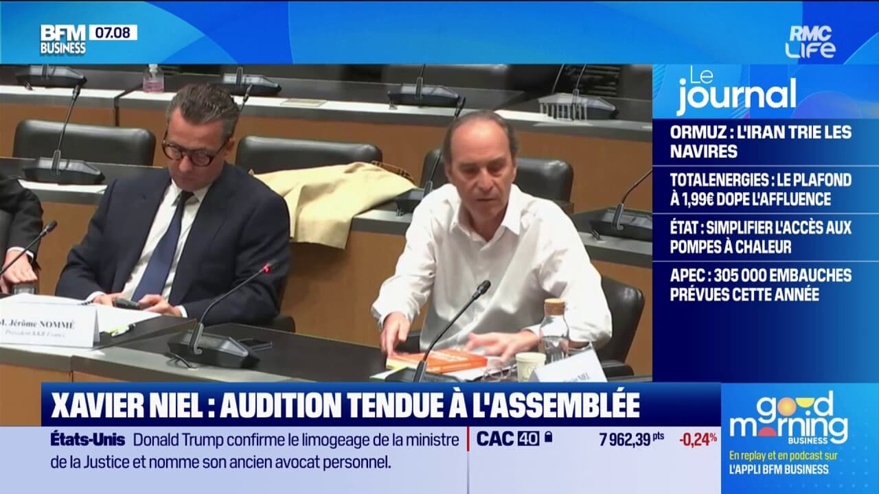 Xavier Niel : audition tendue à l'Assemblée