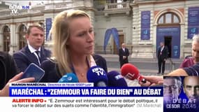 Marion Maréchal-Le Pen: Éric Zemmour "est un homme intéressant pour le débat public"