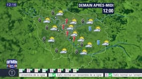 Météo Paris-Île-de-France du lundi 9 janvier 2017: De la grisaille et des pluies assez faibles cet après-midi