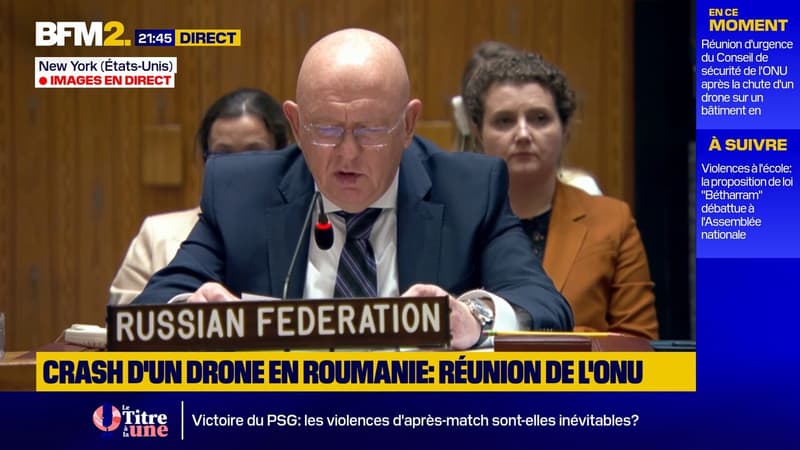 Des accusations "infondées": la Russie réagit au crash d'une drone en Roumanie
