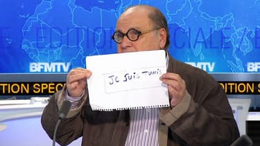 Serge Moati sur le plateau de BFMTV, mercredi 18 mars.