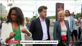Union de la gauche en Île-de-France: "Autain c'est l'extrême-gauche acoquinée aux islamistes, Pulvar, prône le racialisme et Bayou a une absence totale d'intelligence"