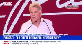 Mouvement du 10 septembre: "C'est vous qui provoquez le désordre, on ne veut plus de vous monsieur Retailleau", déclare Fabien Roussel (PCF) 