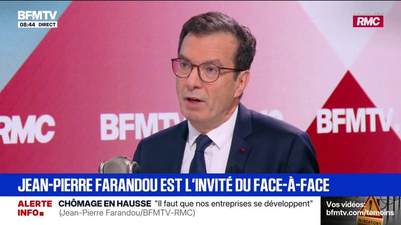 Jean-Pierre Farandou, ministre du Travail: "Il est très important que les familles françaises aient envie d'avoir des enfants"