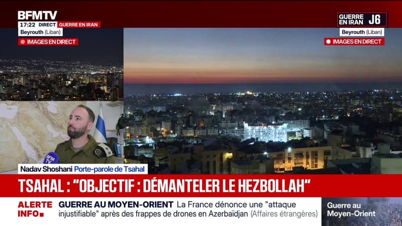 Guerre au Moyen-Orient: "Nous avons pu intercepter plus de 300 lanceurs de missiles du Hezbollah", déclare le porte-parole international de Tsahal