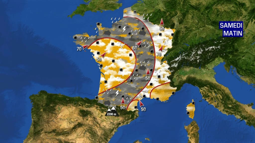 La météo de samedi 22 avril au matin 