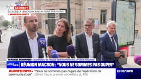 Manuel Bompard (LFI): "Soit Emmanuel Macron nous entend et très bien, soit c'est un énième exercice de communication et dans ce cas ça ne débouchera sur rien"