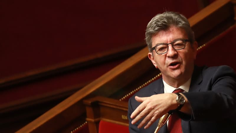 Jean-Luc Mélenchon, en mars 2020, à l'Assemblée nationale.