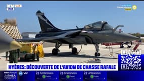 Hyères: découverte de l'avion de chasse rafale