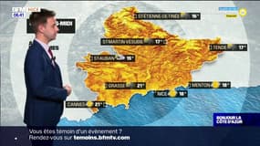 Météo Côte d’Azur: du soleil ce lundi, risques d'averses orageuses cet après-midi dans les terres
