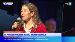 "C'est en commun que le 22 mars au soir nous irons à la mairie" scande Magali Brunel 