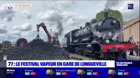 Seine-et-Marne: le festival vapeur en gare de Longueville