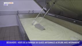 DECOUVERTE : Visite de la fabrique de glaces artisanales Altiflore avec Intermarché