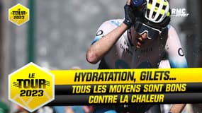 Tour de France : hydratation, gilets, glaçons... les astuces pour mieux appréhender la chaleur étouffante