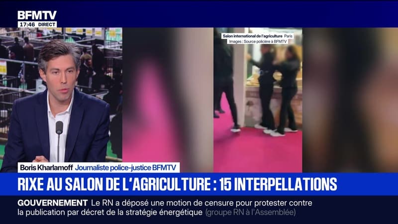 Marschall Truchot : Rixe au Salon de l'agriculture, 15 interpellations - 23/02