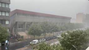 Lyon a été touché par un violent orage mercredi après-midi.