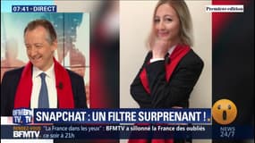 Le nouveau filtre du genre de Snapchat amuse beaucoup les réseaux sociaux