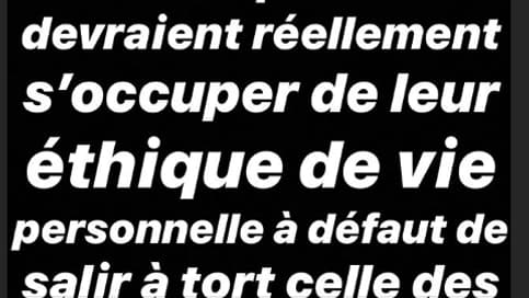 Capture d'écran Instagram