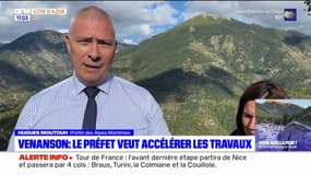 Venanson: le préfet des Alpes-Maritimes veut accélérer les travaux