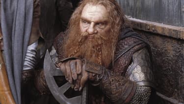 John Rhys-Davies dans le rôle de Gimli dans "Le Seigneur des Anneaux"