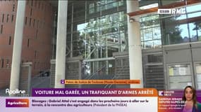 Voiture mal gérée, un trafiquant d'armes arrêté