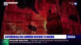 Rouen: la 12e saison de Cathédrale de lumière commence ce vendredi soir