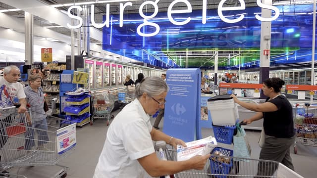 Les Français snobent les rayon surgelé