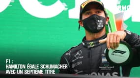 F1 : Hamilton égale Schumacher avec un septième titre de champion du monde
