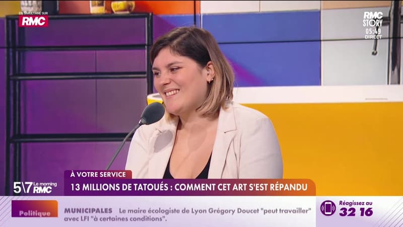 Camille à votre service : L'art du tatouage attire des Français de tous profils - 25/02