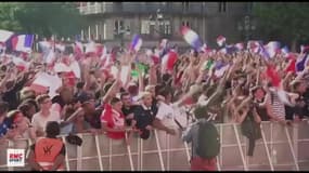 France - Belgique : L'ambiance monte déjà à la fan zone de Paris avant la demi-finale