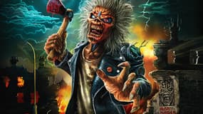 L'affiche du "Run For Your Lives Tour" d'Iron Maiden