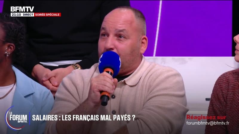 FORUM BFM - "Aujourd'hui, je peux vous dire que je suis mal payé", déplore cet artisan dans le BTP