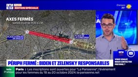 Paris: des perturbations sur les routes jusqu'à dimanche en raison de la venue de Biden et Zelensky