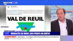 Menacés de mort, des enseignants se mettent en grève dans une école de Val-de-Reuil dans l'Eure 