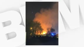 Un incendie à La Roquette-sur-Siagne.