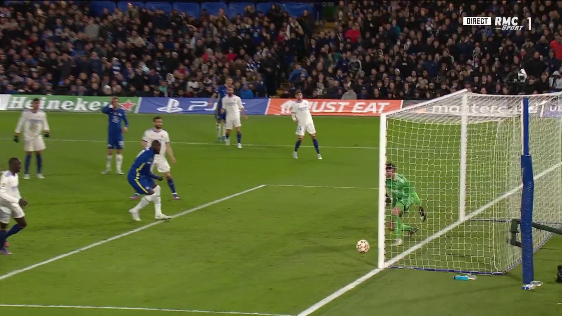 La seconde occasion manquée de Romelu Lukaku (68e) face au Real