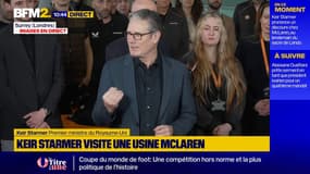 Lando Norris, champion du monde de F1: Keir Starmer en visite à l'usine McLaren près de Londres