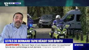 Stéphane Tapie: Dominique Tapie "a réussi à se détacher et est allée voir les voisins pour donner l'alerte"
