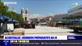 Marseille: derniers préparatifs avant le festival Acontraluz