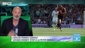 Quand Leboeuf monte au créneau pour défendre Wayne Rooney après sa cuite du week-end