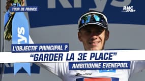 Tour de France : Maillot blanc, Evenepoel a pour objectif principal de "garder sa 3e place"