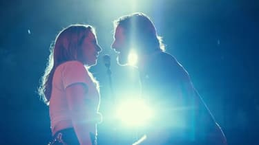 Lady Gaga et Bradley Cooper dans le clip "Shallow"