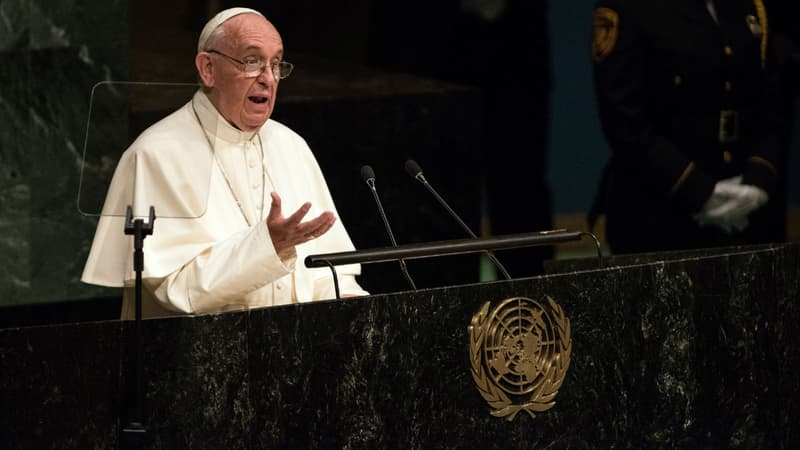 Le pape François lors de sa tournée aux Etats-Unis.