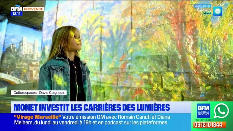 Les Baux-de-Provence: Monet investit les Carrières des lumières