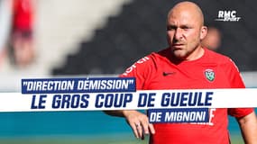 Toulon 31-26 Racing 92 : des "Direction démission" qui ne passent pas pour Mignoni