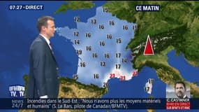 La météo pour ce jeudi 27 juillet 2017